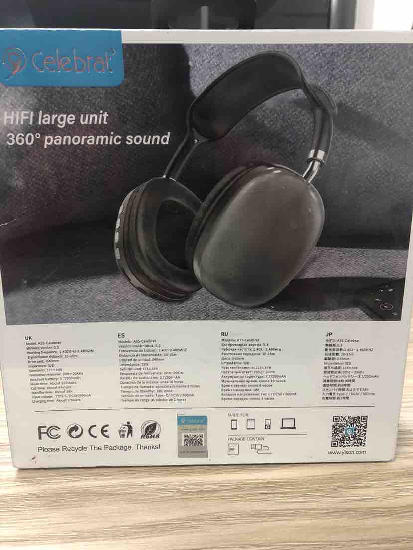 Celebrate A35 Wireless Stereo Headphone (2)