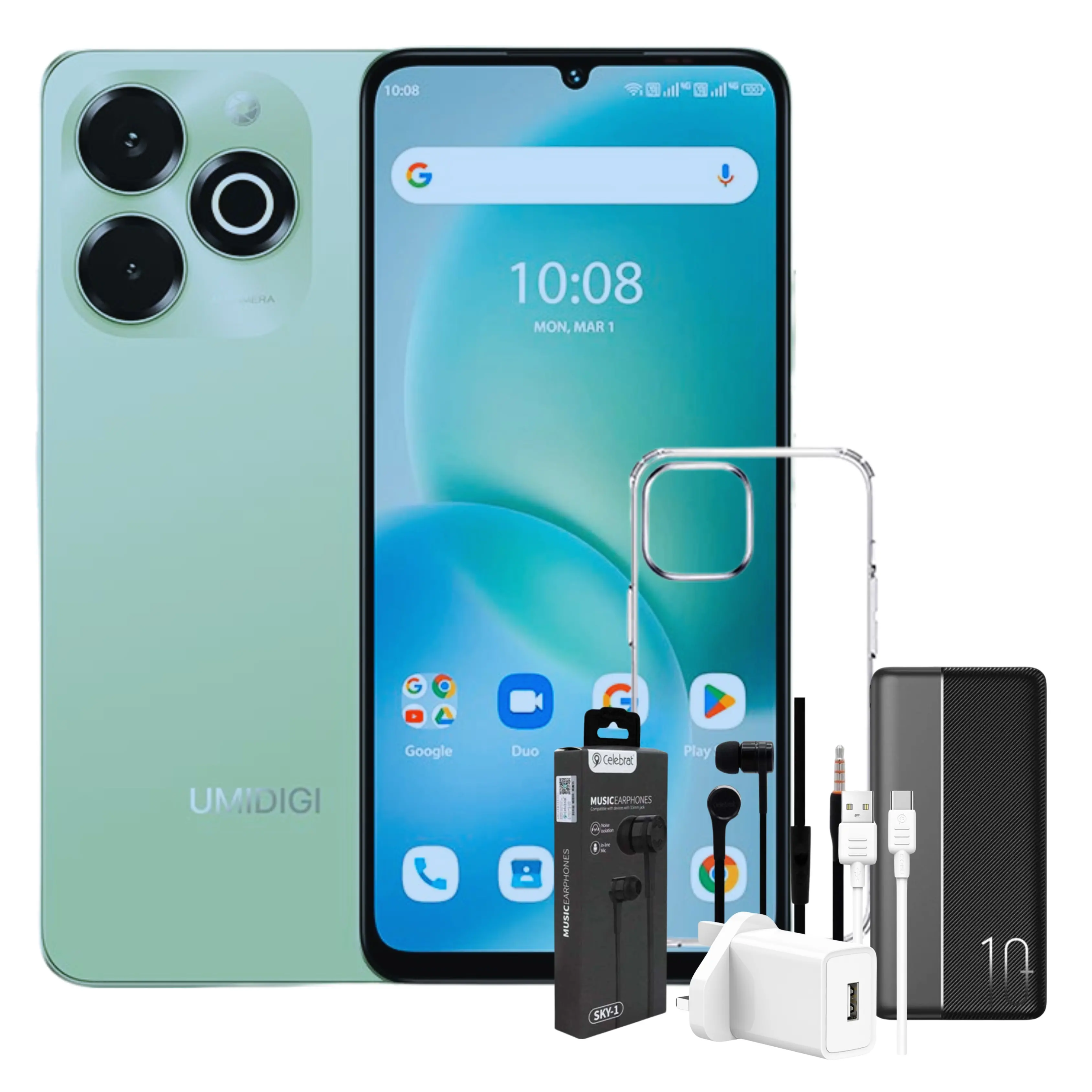 Umidigi G9X 4GB 128GB Phone Special Bundle Offer - 1 Year
